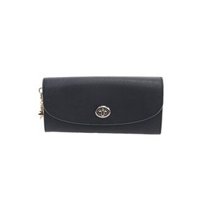 COACH NWT Slim Envelope Wallet,Midnight Navy/Silve